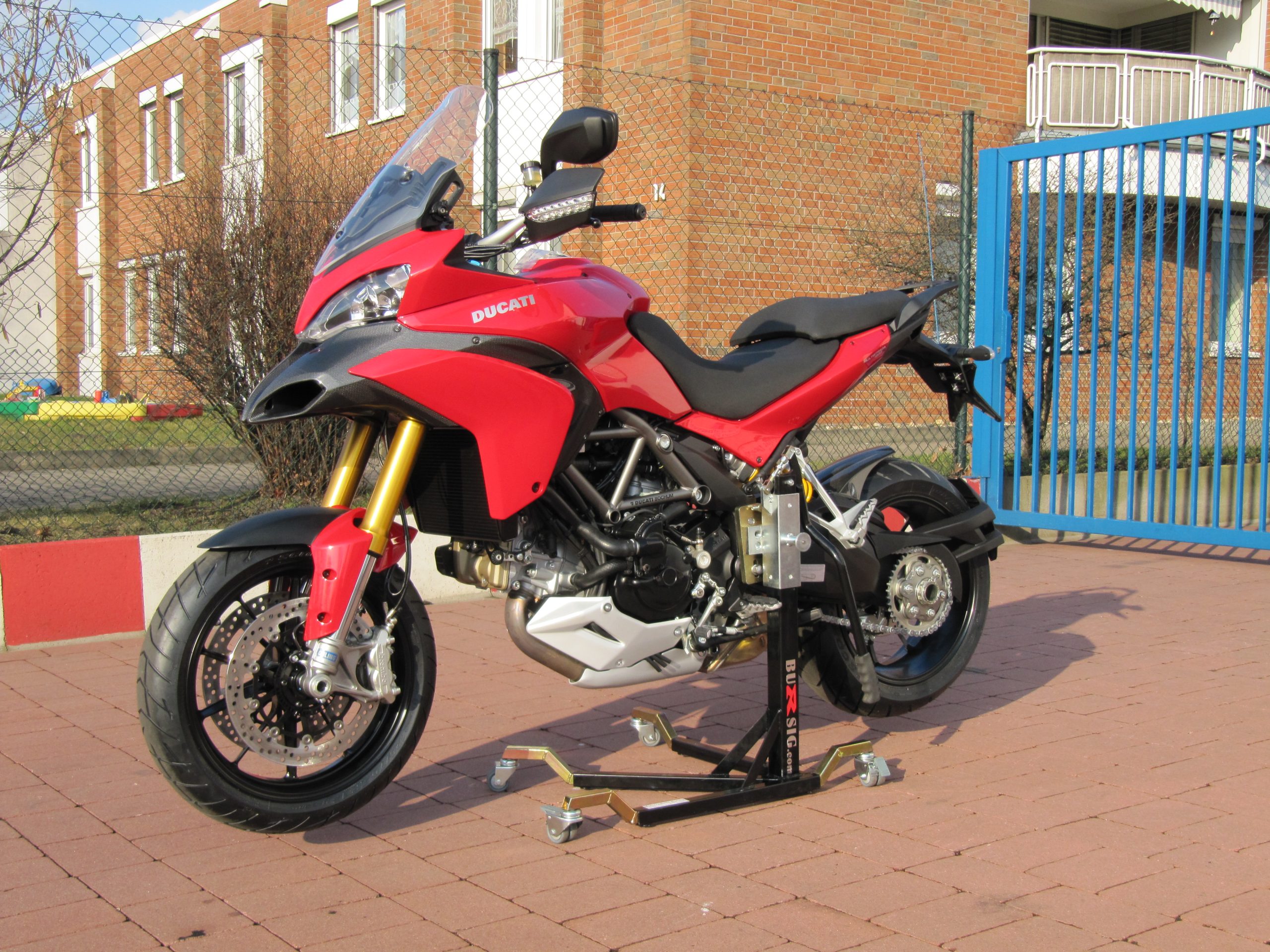 Bursig Zentralständer Ducati Multistrada 1200S 2010-14