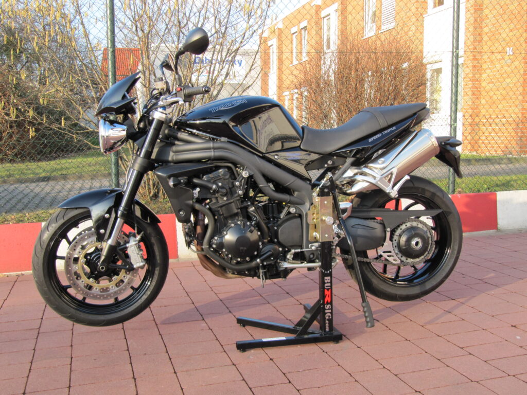 Repose-pieds Réglables Accossato Noir - Pour Triumph Speed Triple 1050 (2011-2014)